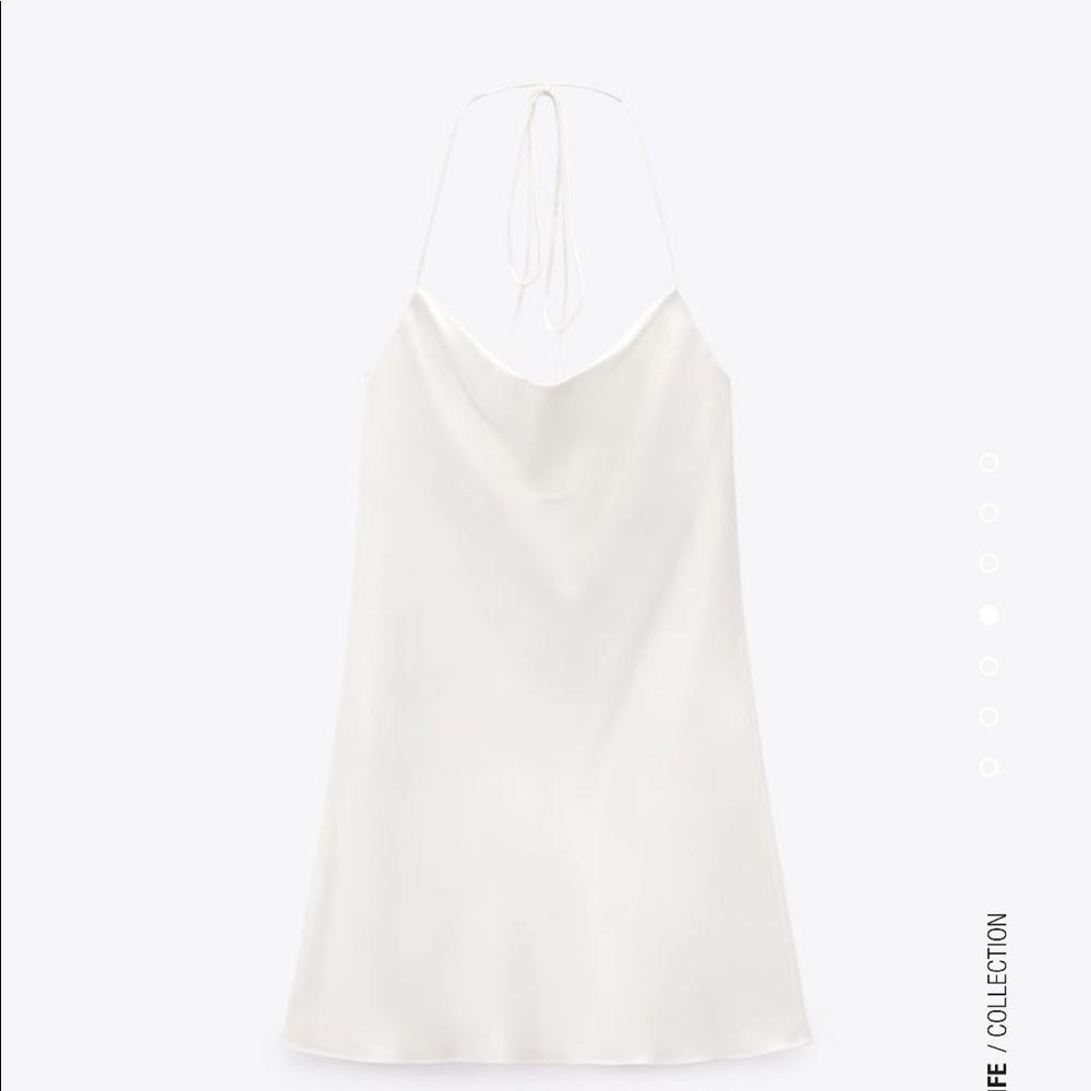 Zara satin mini dress